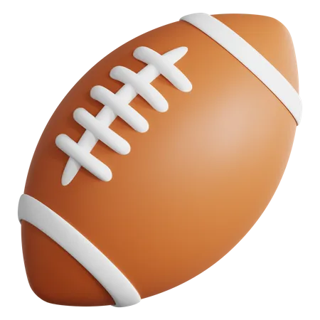 American Football Ball  3D Icon