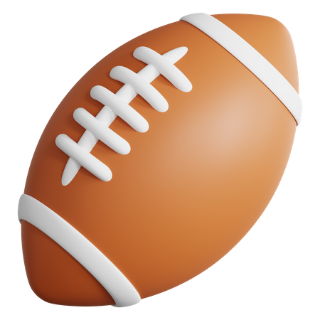 American Football Ball  3D Icon