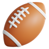 3d footballball logo