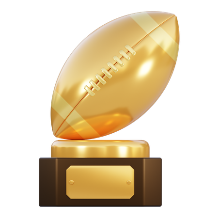 American football cup  3D Icon