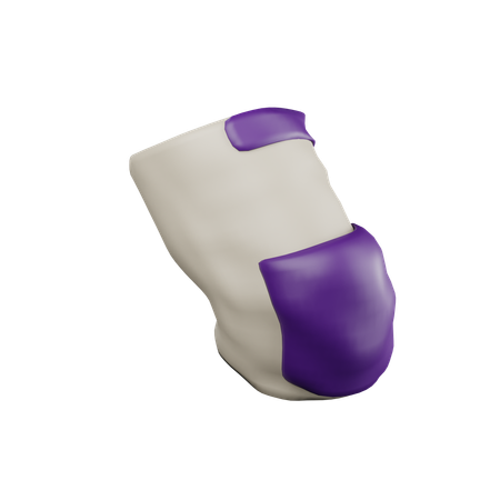 American Football Elbow Pads  3D Icon