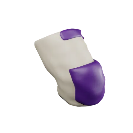 American Football Elbow Pads  3D Icon