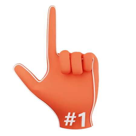 American Football Finger Supporter  3D Icon