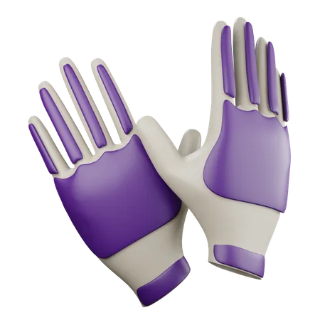 American Football Gloves  3D Icon