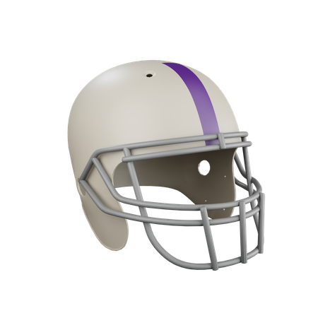 American Football Helmet  3D Icon