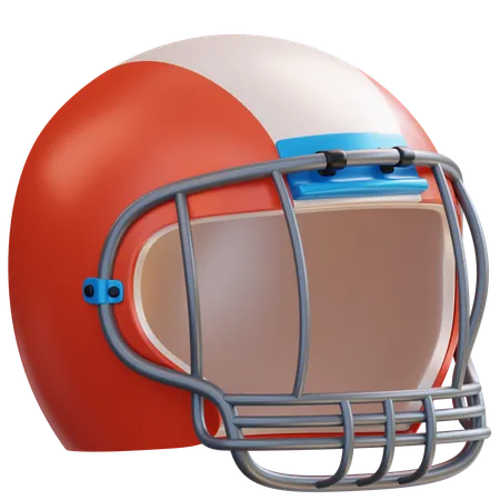 3 D Illustration American Football Helmet 3D Icon