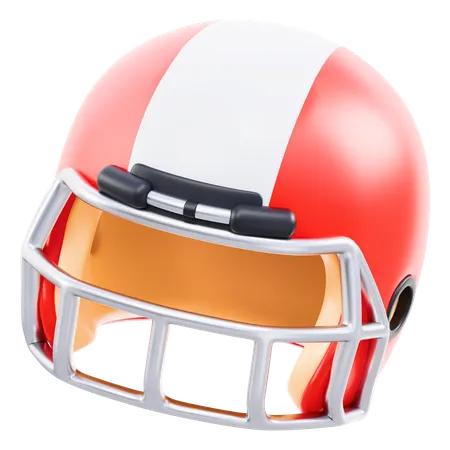 American Football Helmet  3D Icon