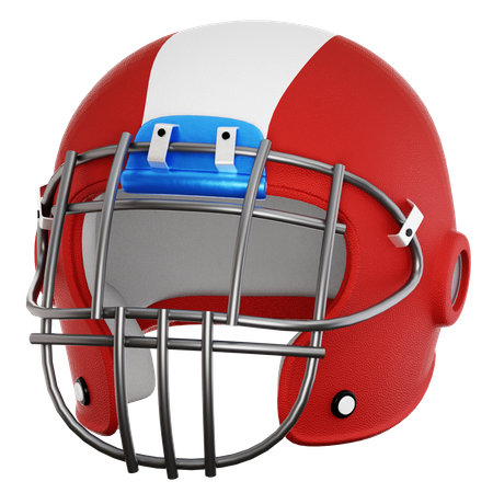 American Football Helmet  3D Icon