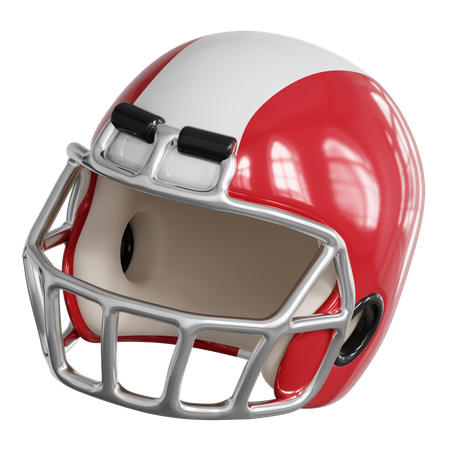 American Football Helmet  3D Icon