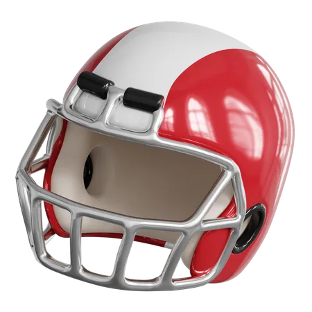 American Football Helmet  3D Icon