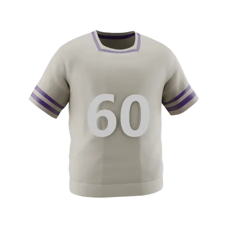 American Football Jersey  3D Icon