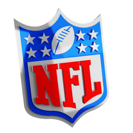 American Football Logo  3D Icon