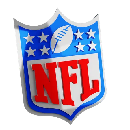 American Football Logo  3D Icon