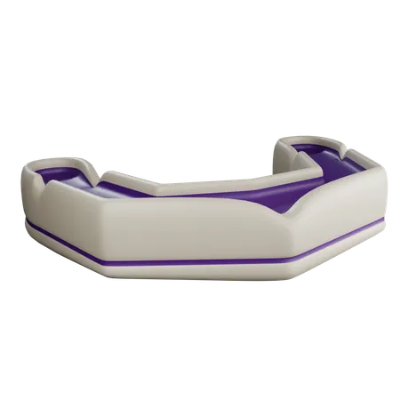 American Football Mouthguard  3D Icon