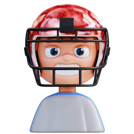 American Football Player  3D Icon