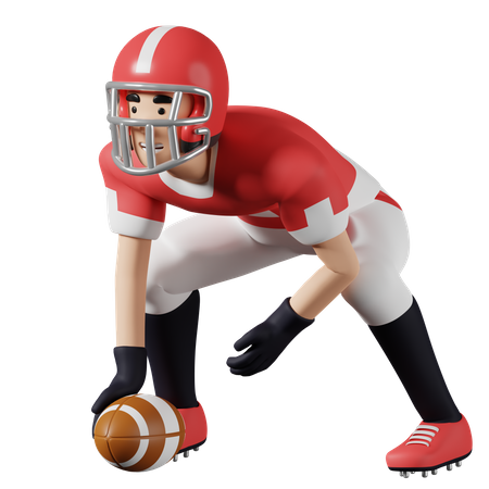 American football player  3D Icon