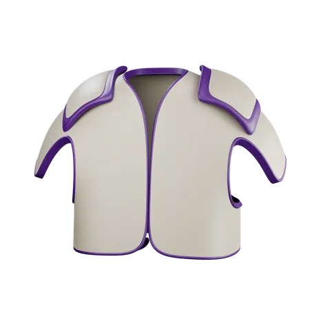 American Football Shoulder Pads  3D Icon