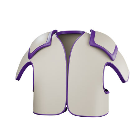 American Football Shoulder Pads  3D Icon