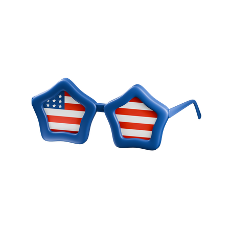 American Glasses  3D Icon