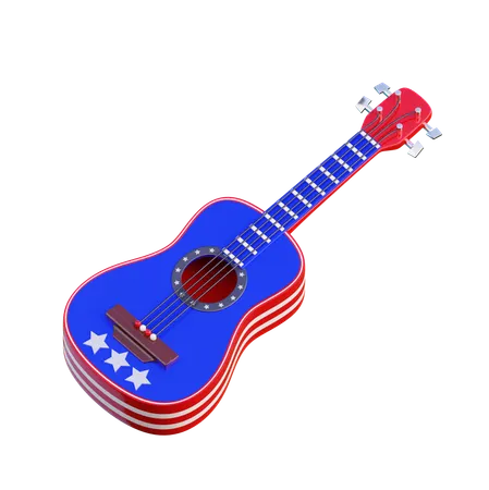 American Guitar  3D Icon