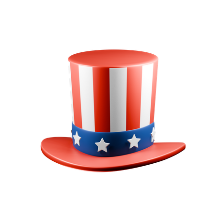 미국 모자  3D Icon