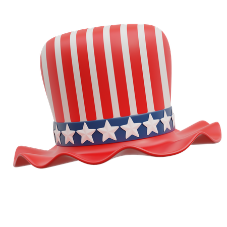 American Hat  3D Icon
