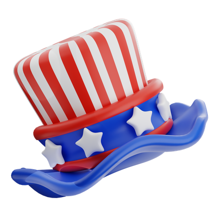 American Hat  3D Icon