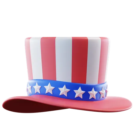 American Hat  3D Icon