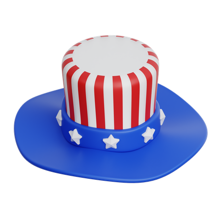 American Hat  3D Icon