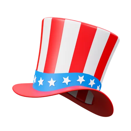 American Hat  3D Icon