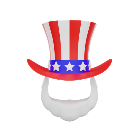 American Hat  3D Icon