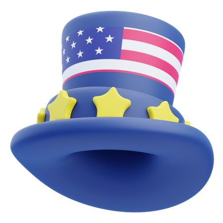 American Hat  3D Icon