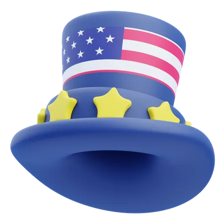 American Hat  3D Icon