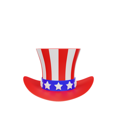 American Hat  3D Icon