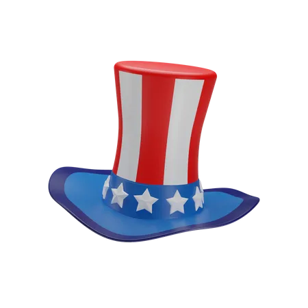 American Hat  3D Icon