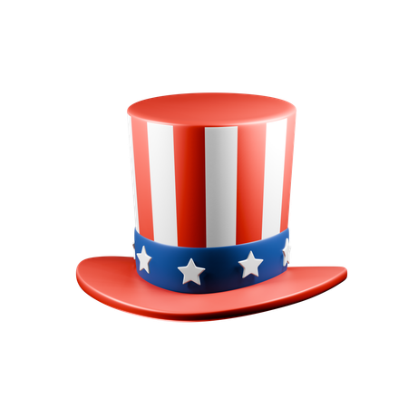 American Hat  3D Icon
