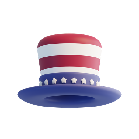 American Hat  3D Icon