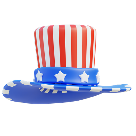 American Hat  3D Icon