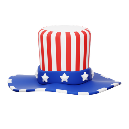 American Hat  3D Icon