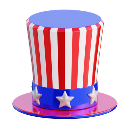 American Hat  3D Icon