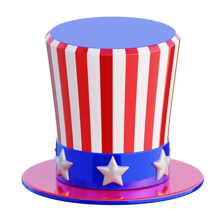 American Hat  3D Icon