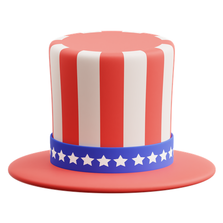 American Hat  3D Icon