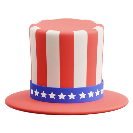 American Hat  3D Icon