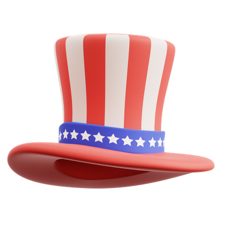 American Hat  3D Icon