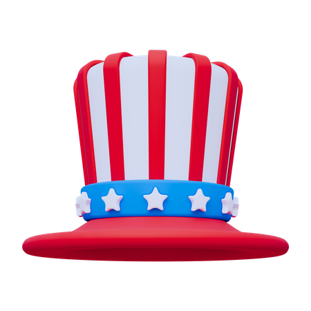 American Hat  3D Icon