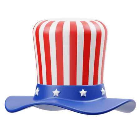 미국 모자  3D Icon