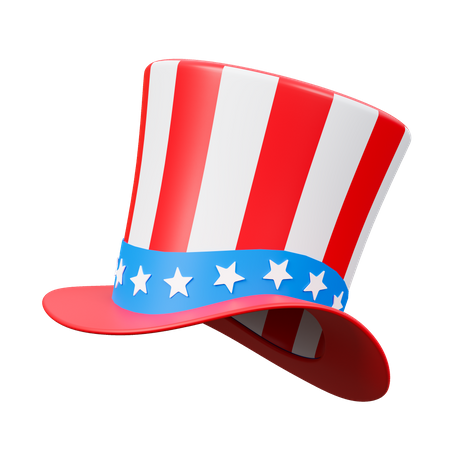 American Hat  3D Icon