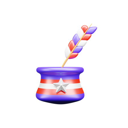 American ink pen  3D Icon