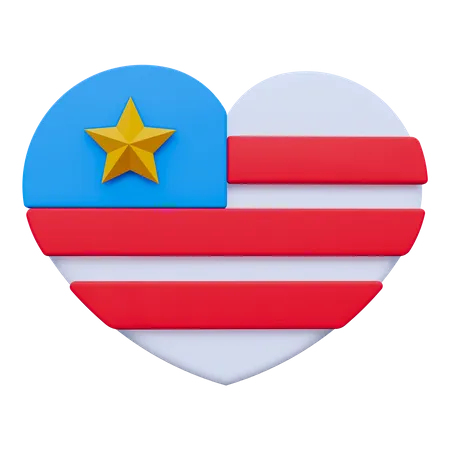 American Love  3D Icon