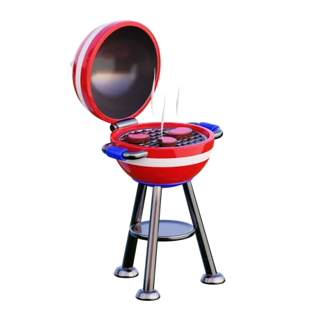 American Meat Roaster  3D Icon